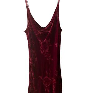 short dress with mesh roses